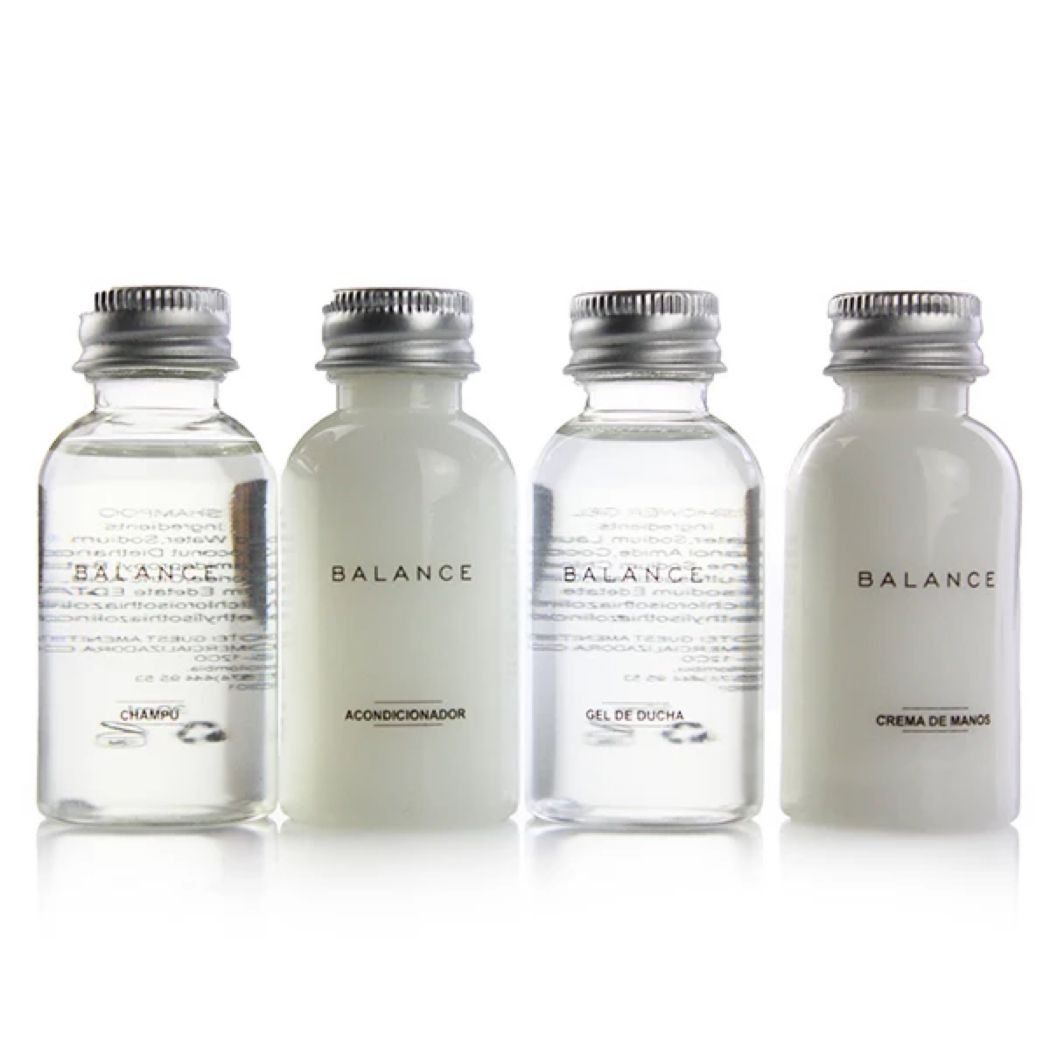 hotel toiletries sample